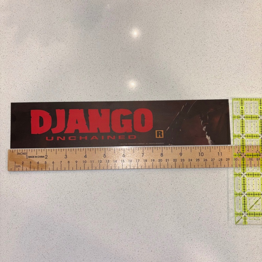 Django Unchained Movie Promo Mylar Poster 2012 Quentin Tarantino Jamie Foxx 2012